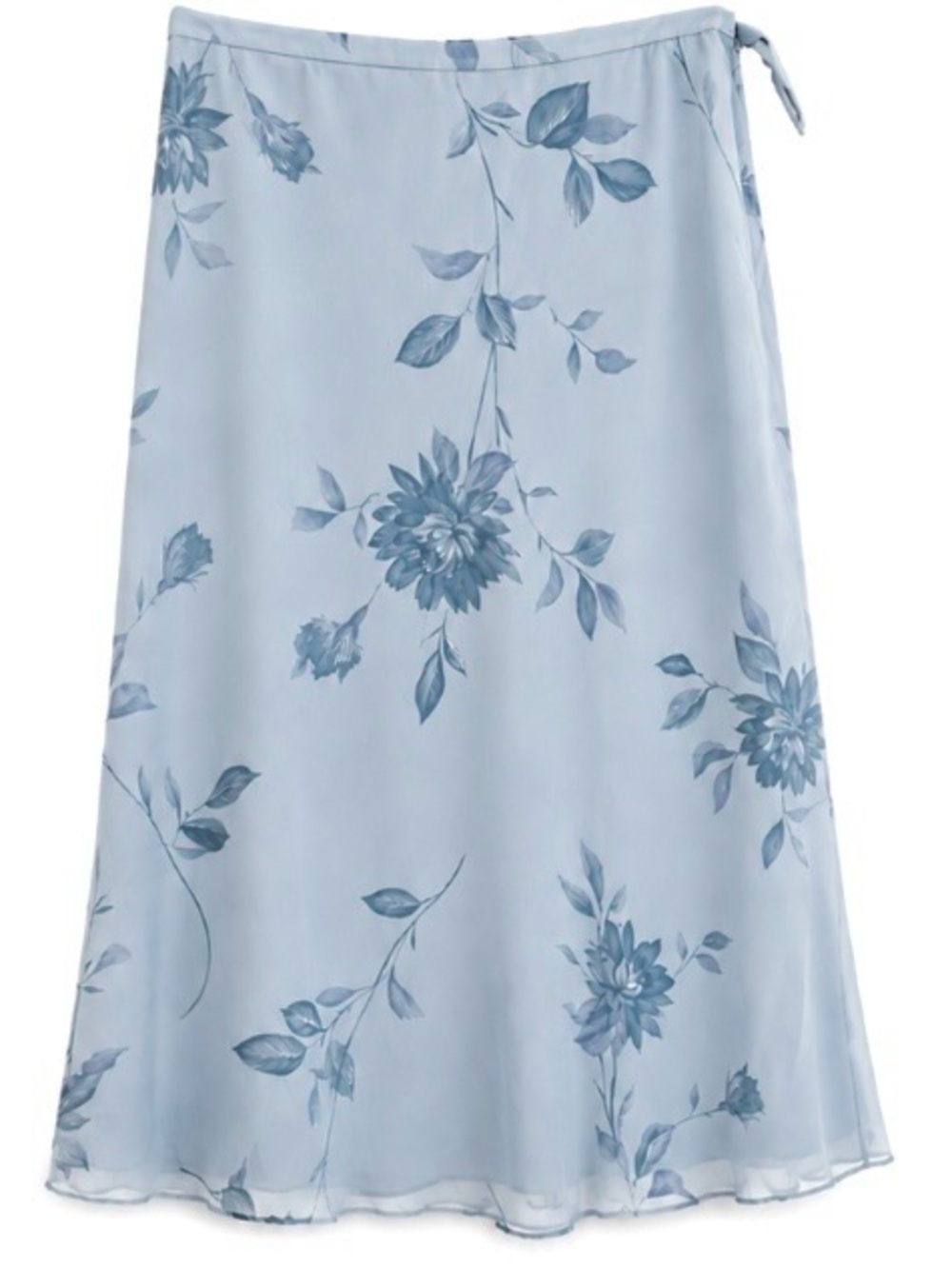 Jones New York 100% Silk Skirt 12 Quiet Luxury Floral Cottagecore Vintage NWT